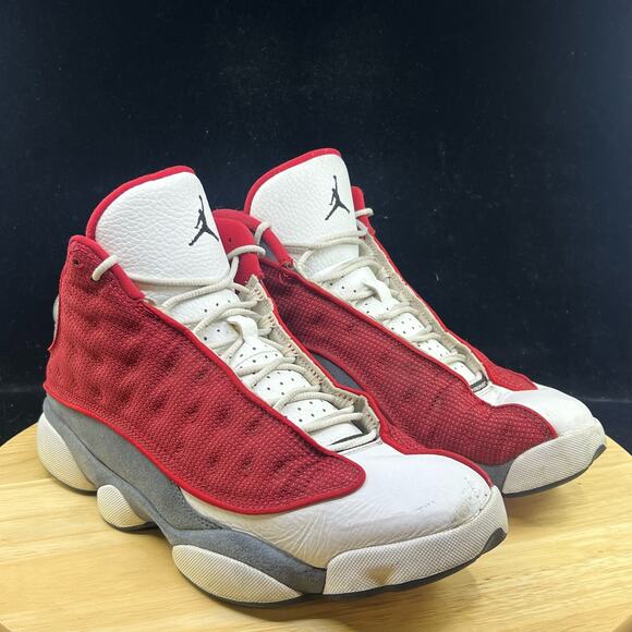 Jordan 13 Retro Shoes Mens Size 10 Gym Red Flint Grey DJ5982-600 - Picture 4 of 10